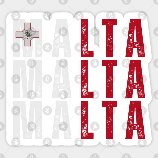 Malta flag, maltese flag Sticker by eka123
